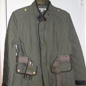 NWOT Andrew Charles Olive Quilted Jacket
